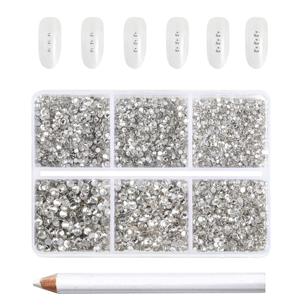 BEADSLAND cristales para uñas SS3-SS4 con brillo intenso