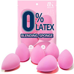Conjunto BEAKEY de esponjas para maquillaje, ideal para cobertura rápida y uniforme.