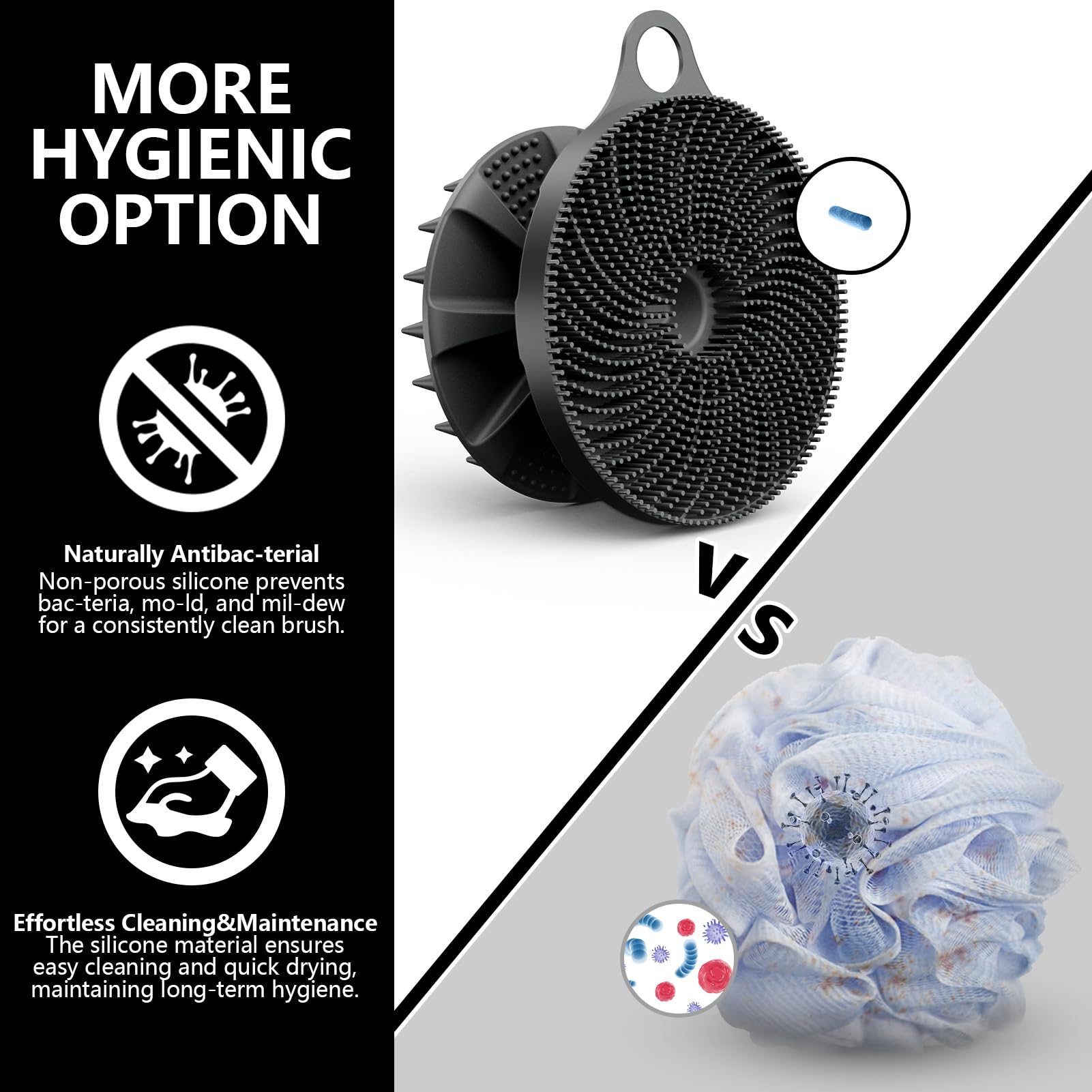 BEAUTAIL agarre ergonómico que facilita el uso bajo la ducha