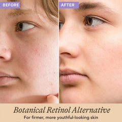 Beauty by Earth Bakuchiol Serum, aplicación manual, textura sedosa en la piel