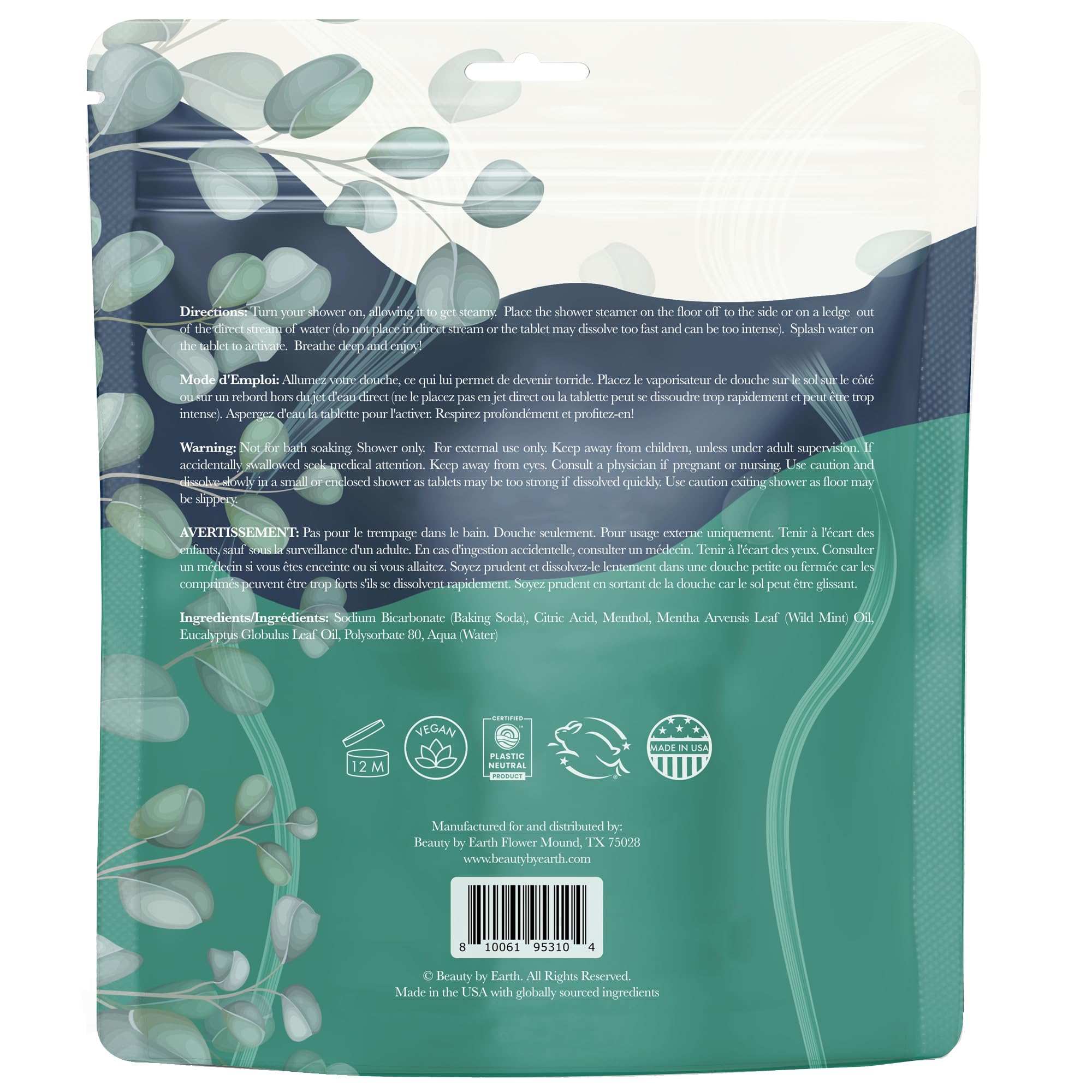 Beauty by Earth empaque práctico y limpio, ideal para regalo sin complicaciones