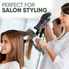 Beauty Carves cerdas nylon resistentes al calor permiten deslizamiento suave.