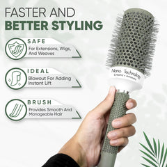Beauty Carves tecnología nano iónica reduce frizz y aporta brillo.