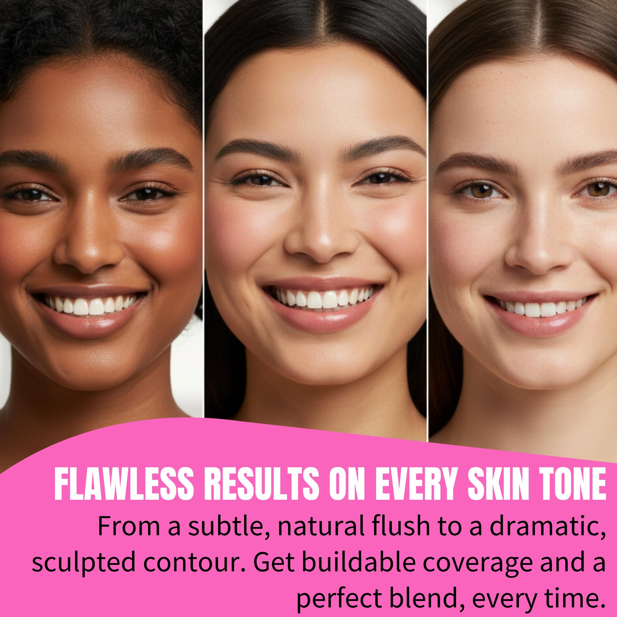 Beauty Junkees Tamaño ideal para viaje, maquillaje rápido y cómodo.