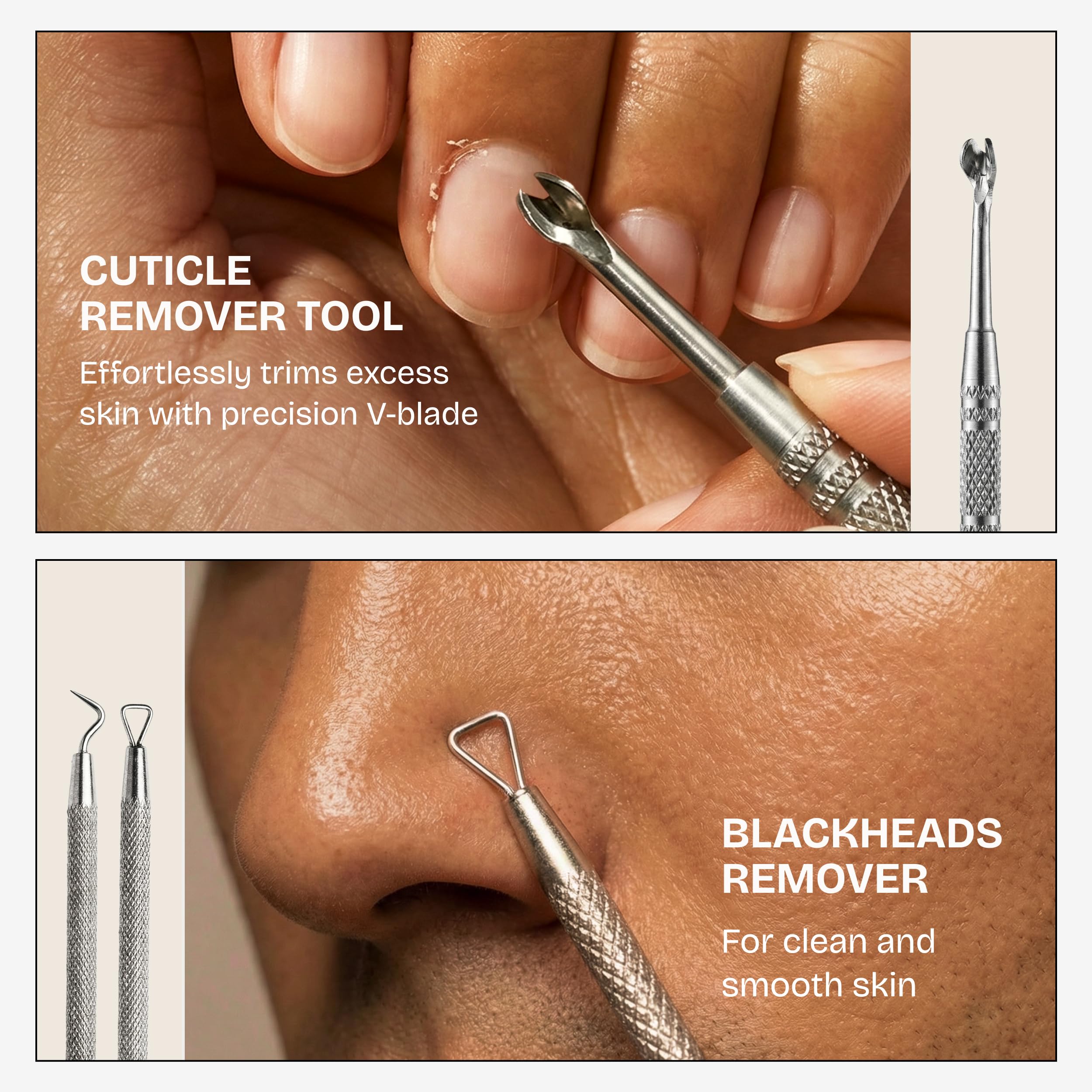Empujador de cutículas Beauty Power para cuidado diario
