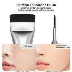BEAUTYFACTOR brocha maquillaje sintética premium para base líquida