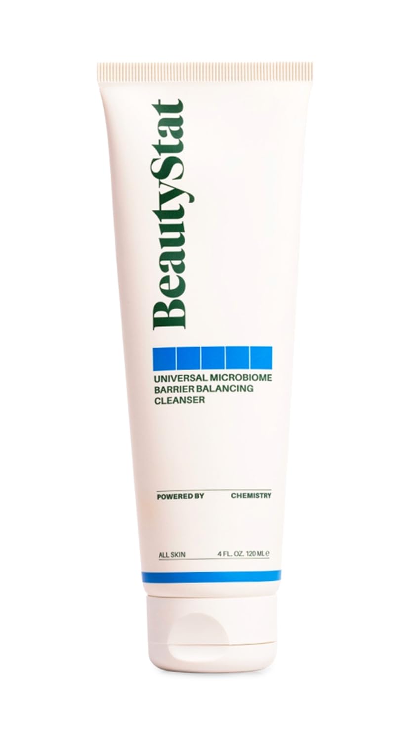 BeautyStat limpiador purificador en botella para uso diario suave.
