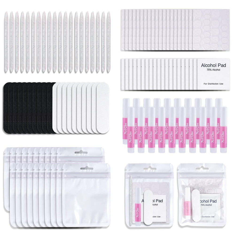 Bebbtiy kit herramientas uñas: conjunto completo para preparación rápida de uñas