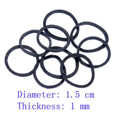 Gomas elásticas BEBEEPOO para pelo de niños, fáciles de usar.