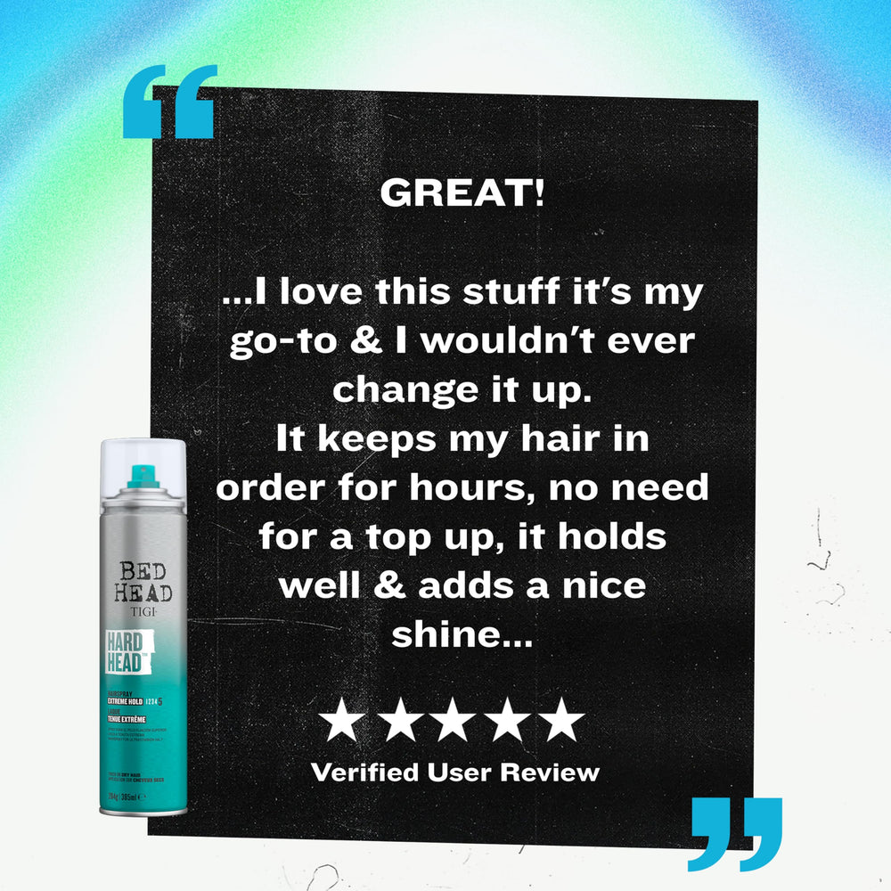 Bed Head Hard Head, pack de seis para ahorro y uso prolongado