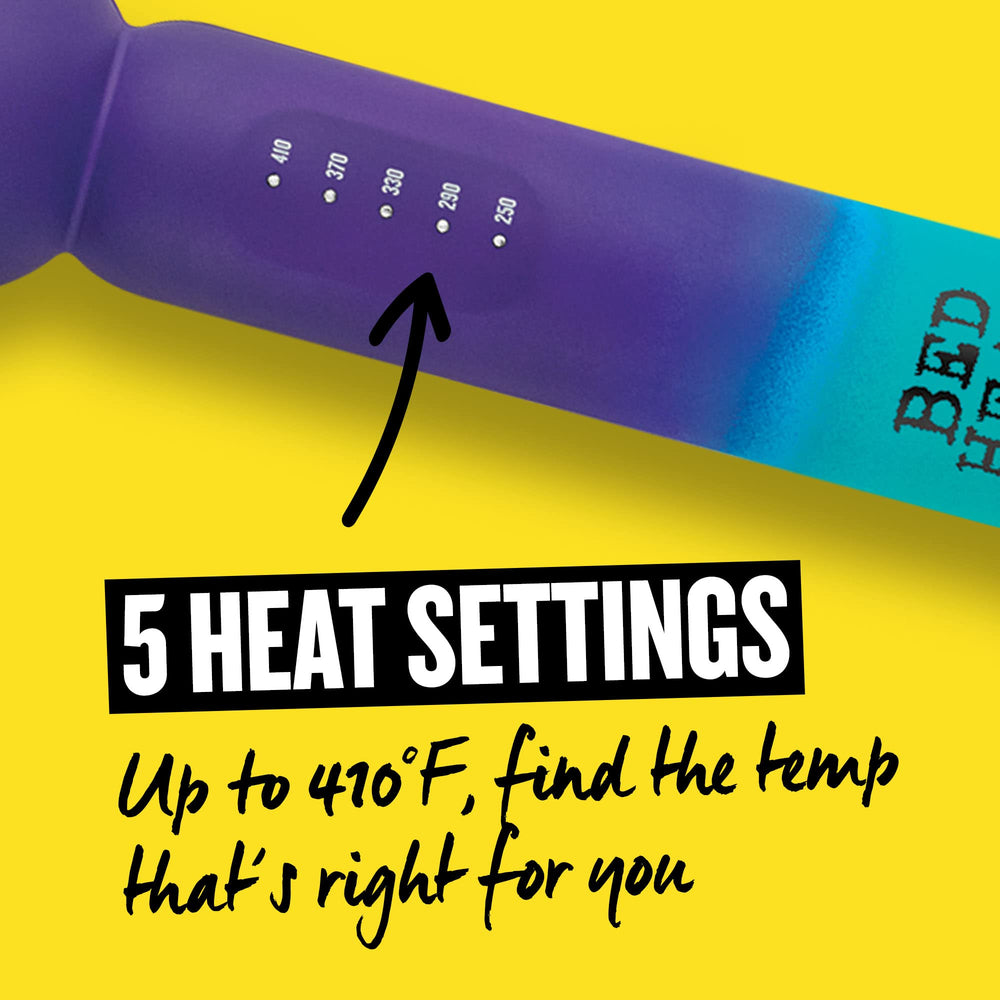 Bed Head Surf’s Up Waver con control LED para temperatura precisa.
