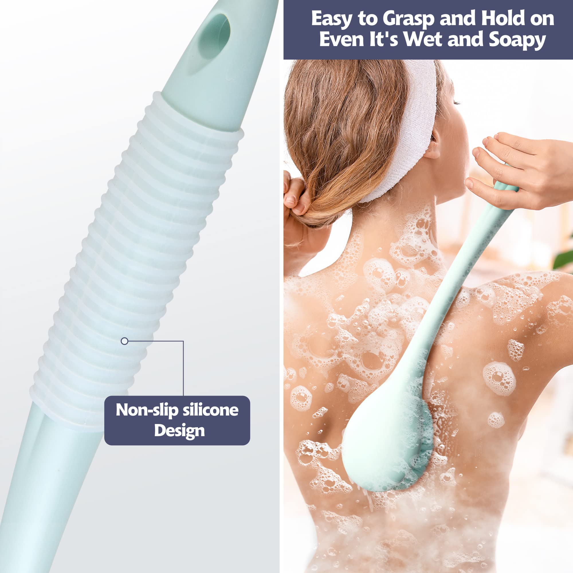 BEDELITE brosse-douche idéale pour nettoyage humide du corps