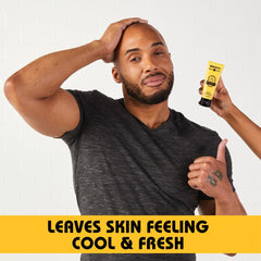 Bee Bald Smooth, reduce brillo facial para piel más uniforme.