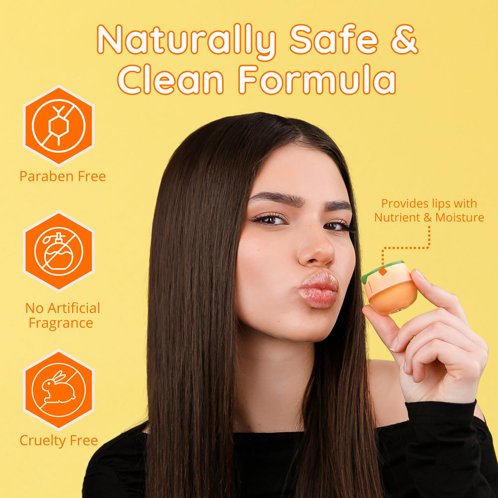 Beeswax seals moisture for long lasting lip hydration.