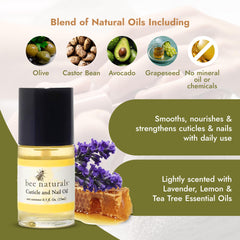 Bee Naturals aroma lavanda limón árbol de té para experiencia calmante y cuidado suave.