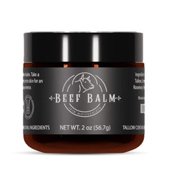 Beef Balm sebo de res crema para piel, hidratación suave.