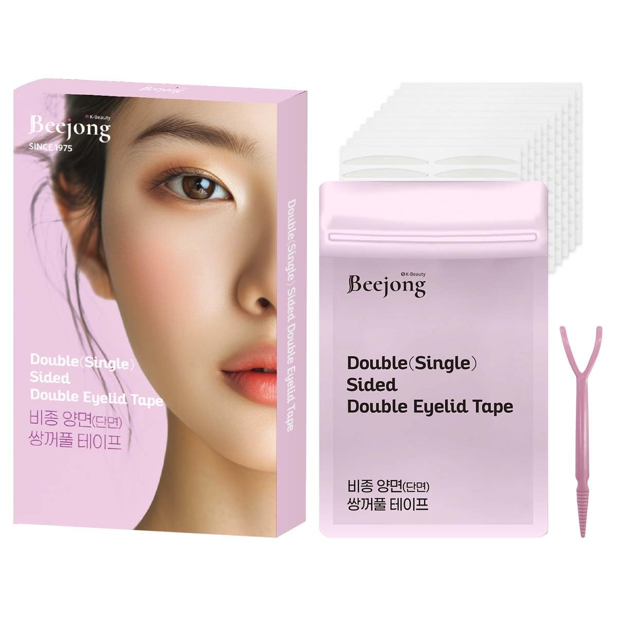 Beejong cinta doble para párpado caído, uso diario para un look más despierto.