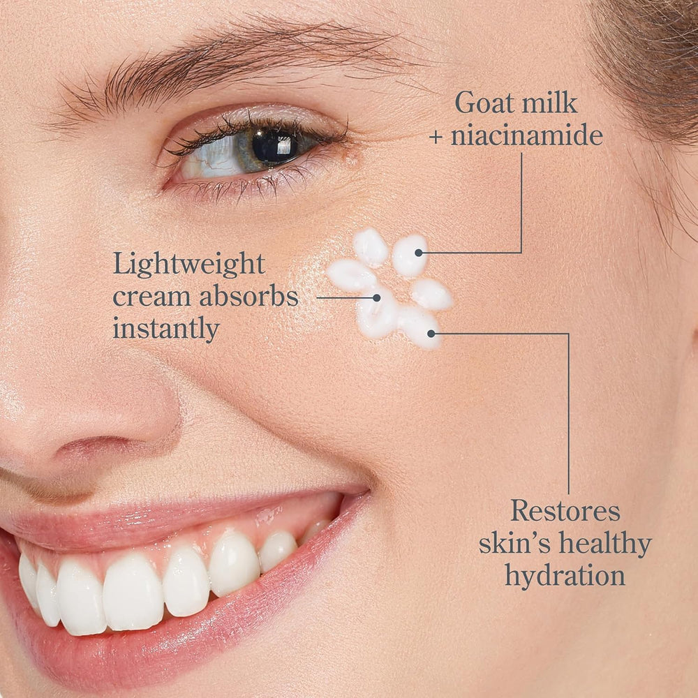 Beekman 1802 Bloom Cream, prebiótico y postbiótico para equilibrio de la piel