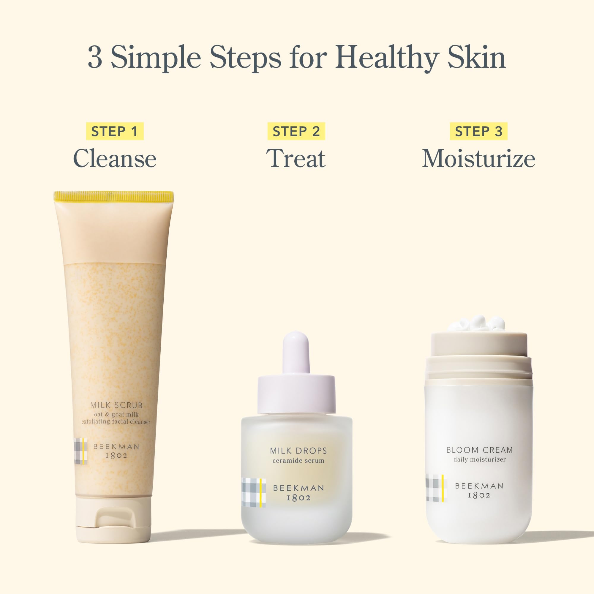 Ritual diario: gotas mezcladas con crema Bloom para activar hidratación ligera.