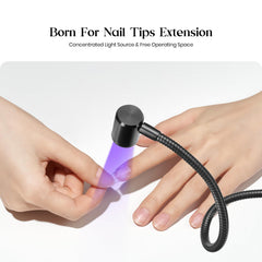 Beetles adaptador UL seguro, energía estable para sesiones de manicura.
