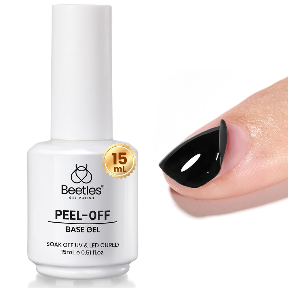 Beetles base gel despegable en bote de 15 ml para uñas duraderas