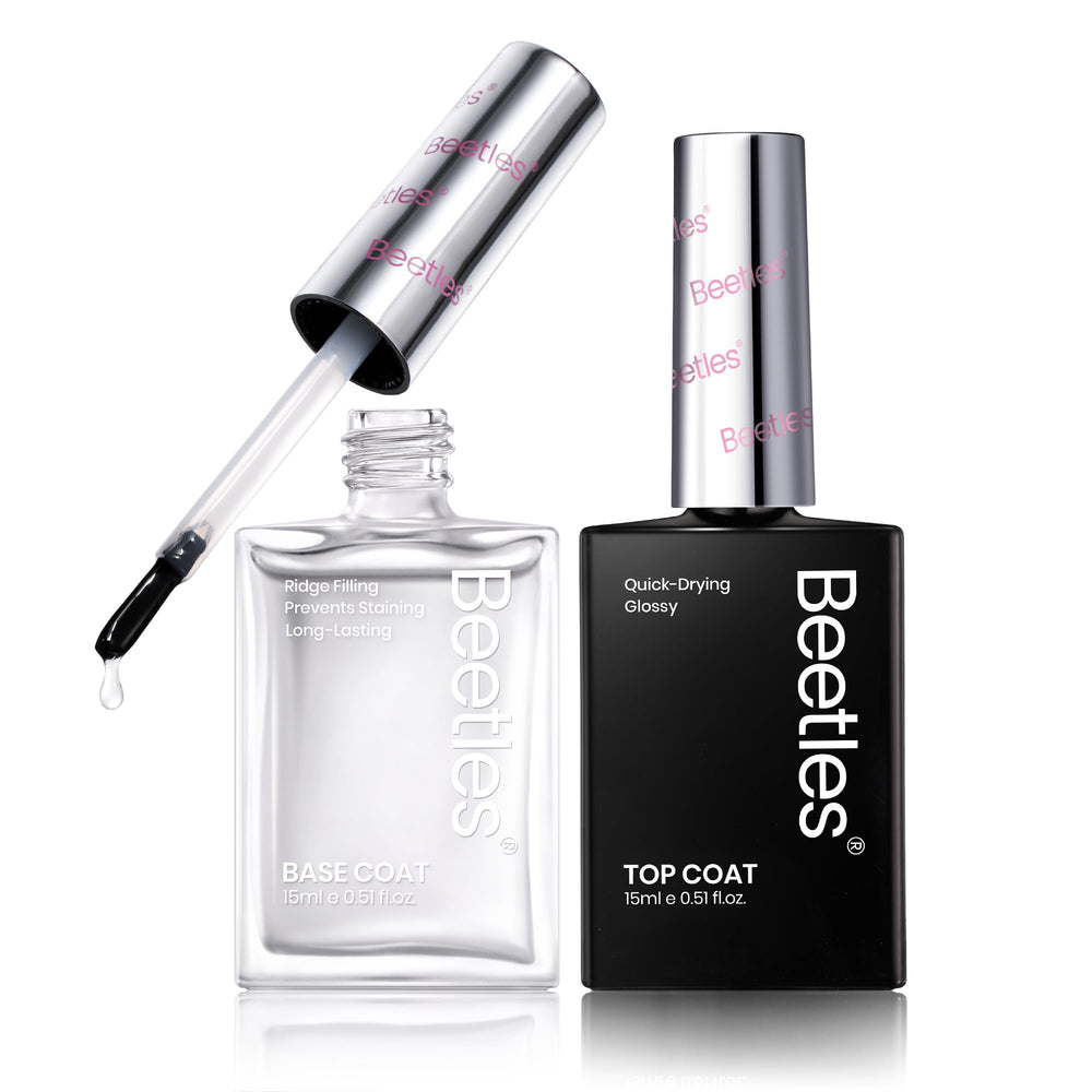 Beetles Basecoat secado rápido para una base suave y duradera.