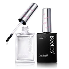 Beetles Basecoat secado rápido para una base suave y duradera.