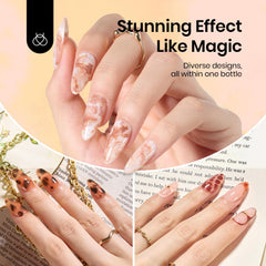 Beetles Blooming Gel facilita la aplicación y crea efectos