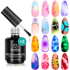 Beetles Blooming Gel empaque elegante para uñas y regalo