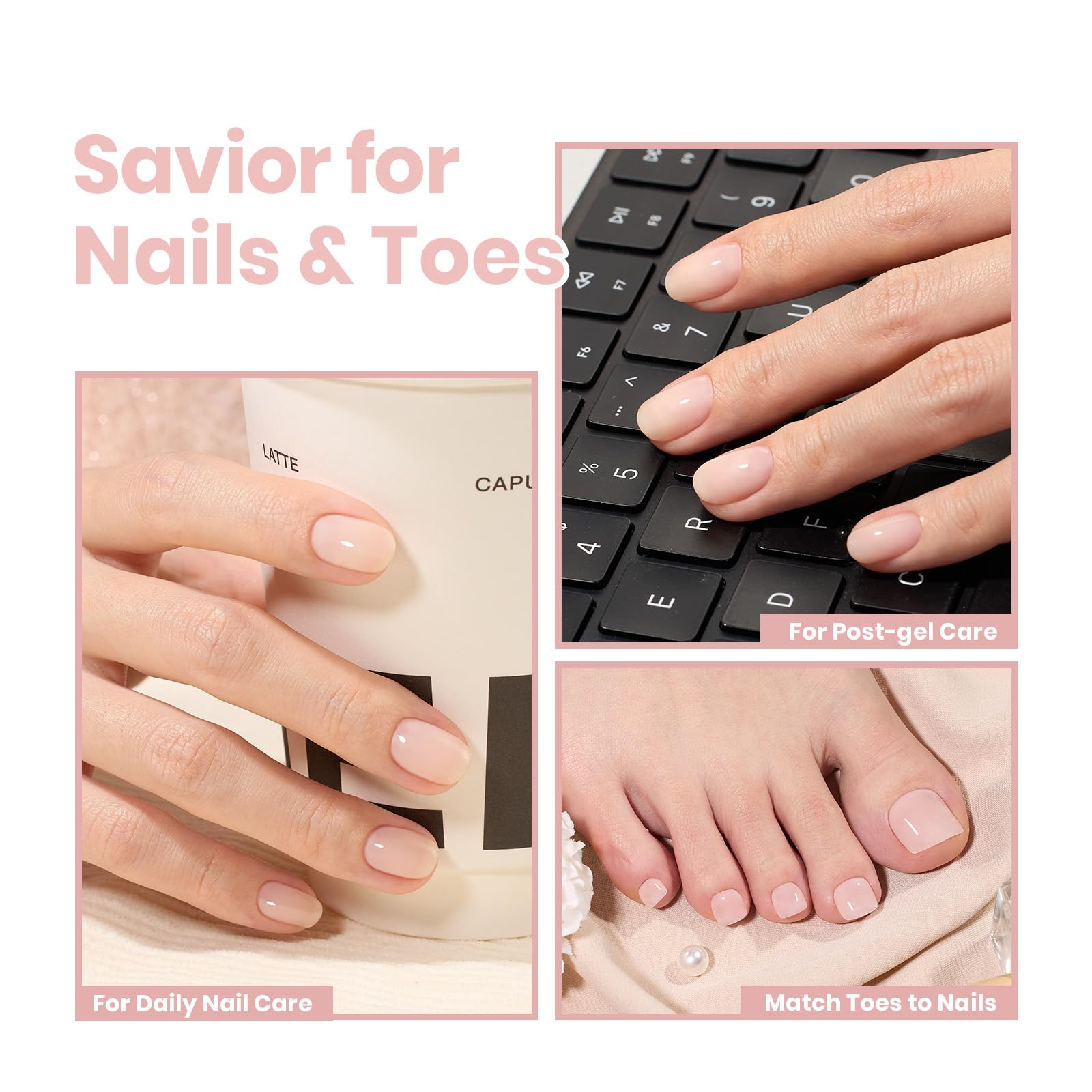 Beetles tono nude rosado ofrece brillo duradero y aspecto natural