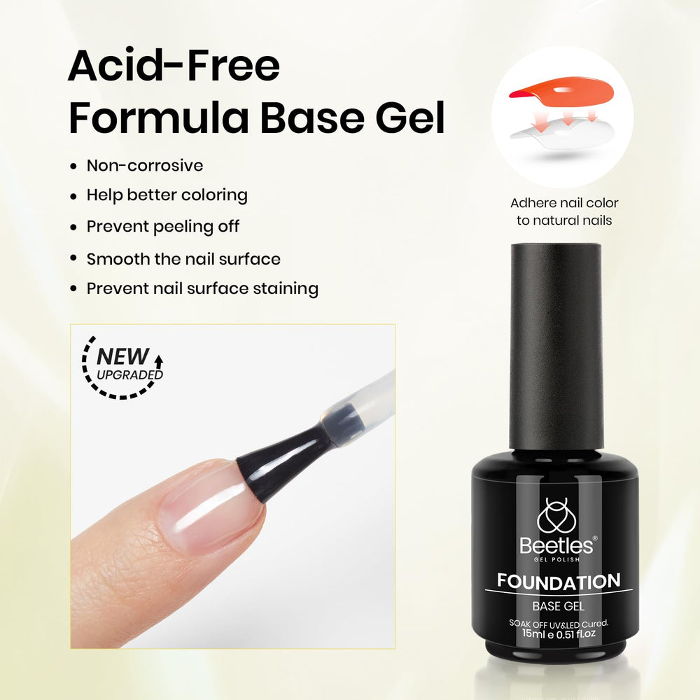 Beetles Gel Polish brillo intenso 15 ml, uñas relucientes.