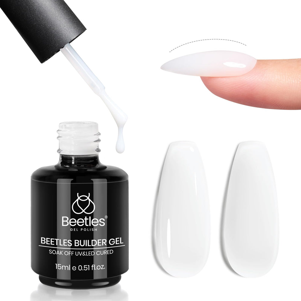 Beetles Builder Gel, acabado natural con mayor resistencia.