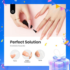 Beetles Builder Gel apoya apex y extensión para uñas más fuertes.