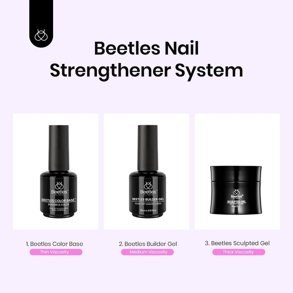 Beetles Builder Gel envase de 15 ml, ideal para casa o estudio.
