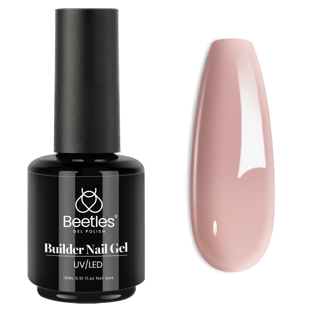 Beetles Builder Gel para uñas extendidas con acabado natural