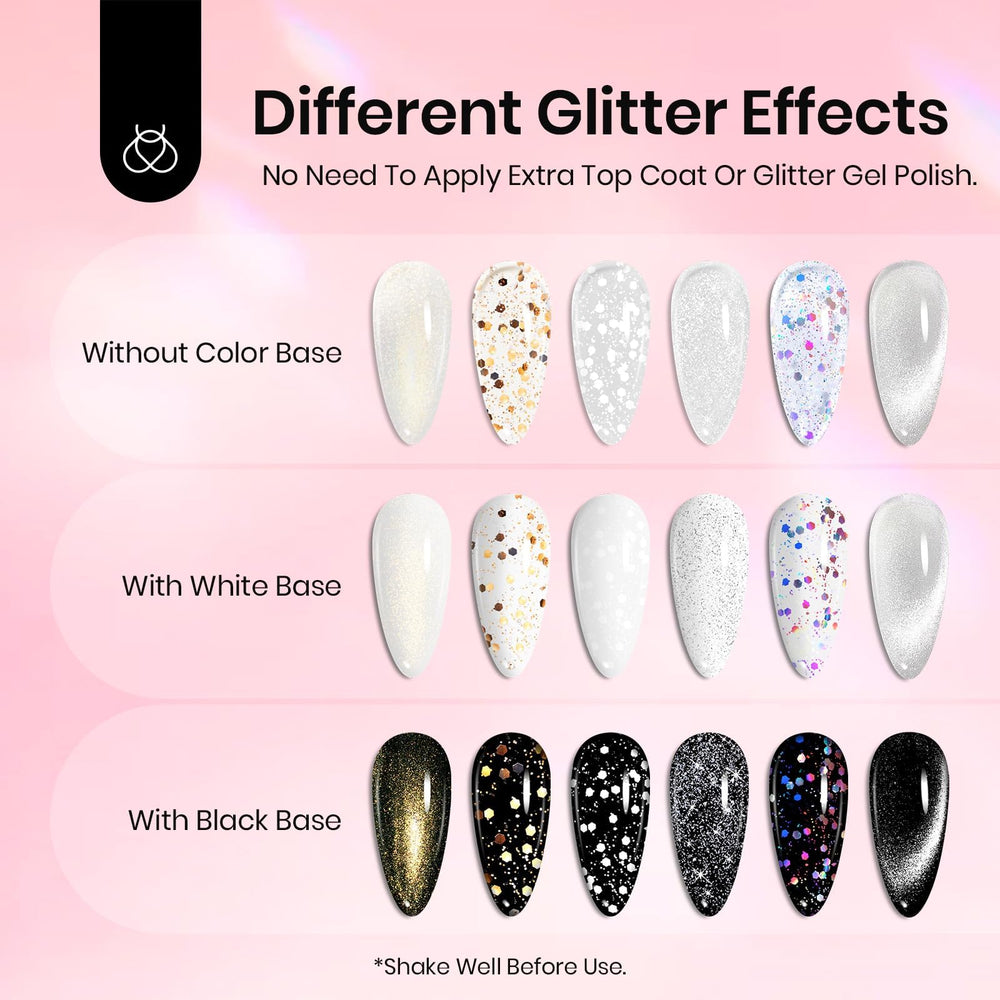 Beetles Capa superior con efecto ojo de gato y imán incluido para un look llamativo.