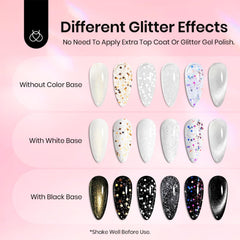 Beetles Capa superior con efecto ojo de gato y imán incluido para un look llamativo.