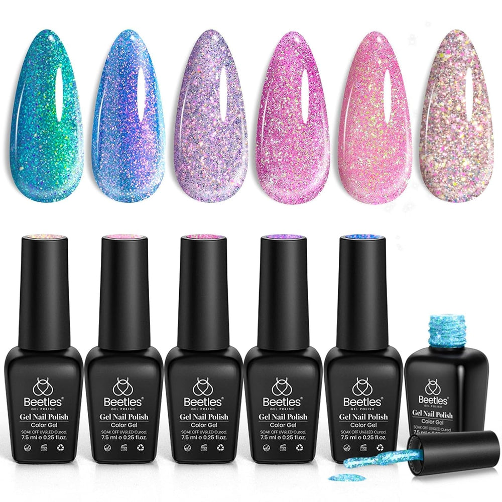 Beetles Esmalte en gel: seis colores para crear estilos cambiantes en las uñas.