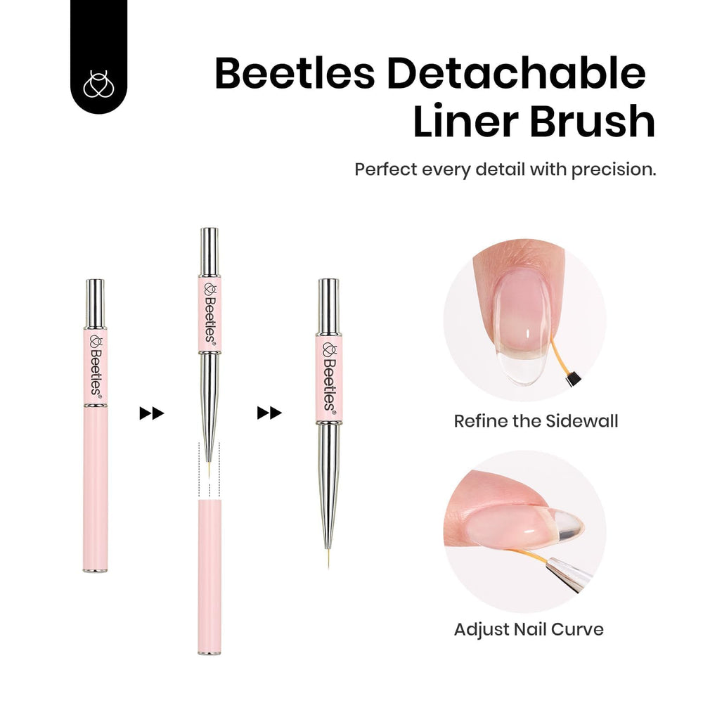 Beetles curado con luz UV para uñas brillantes