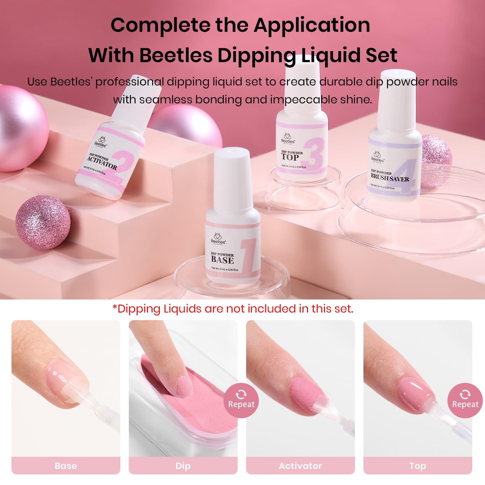 Beetles Dip Powder gift-set image suggests thoughtful present for nail lovers.