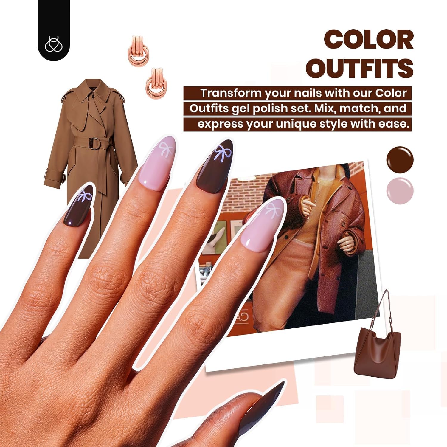 Beetles Esmalte gel 35 colores variados para estilos versátiles.