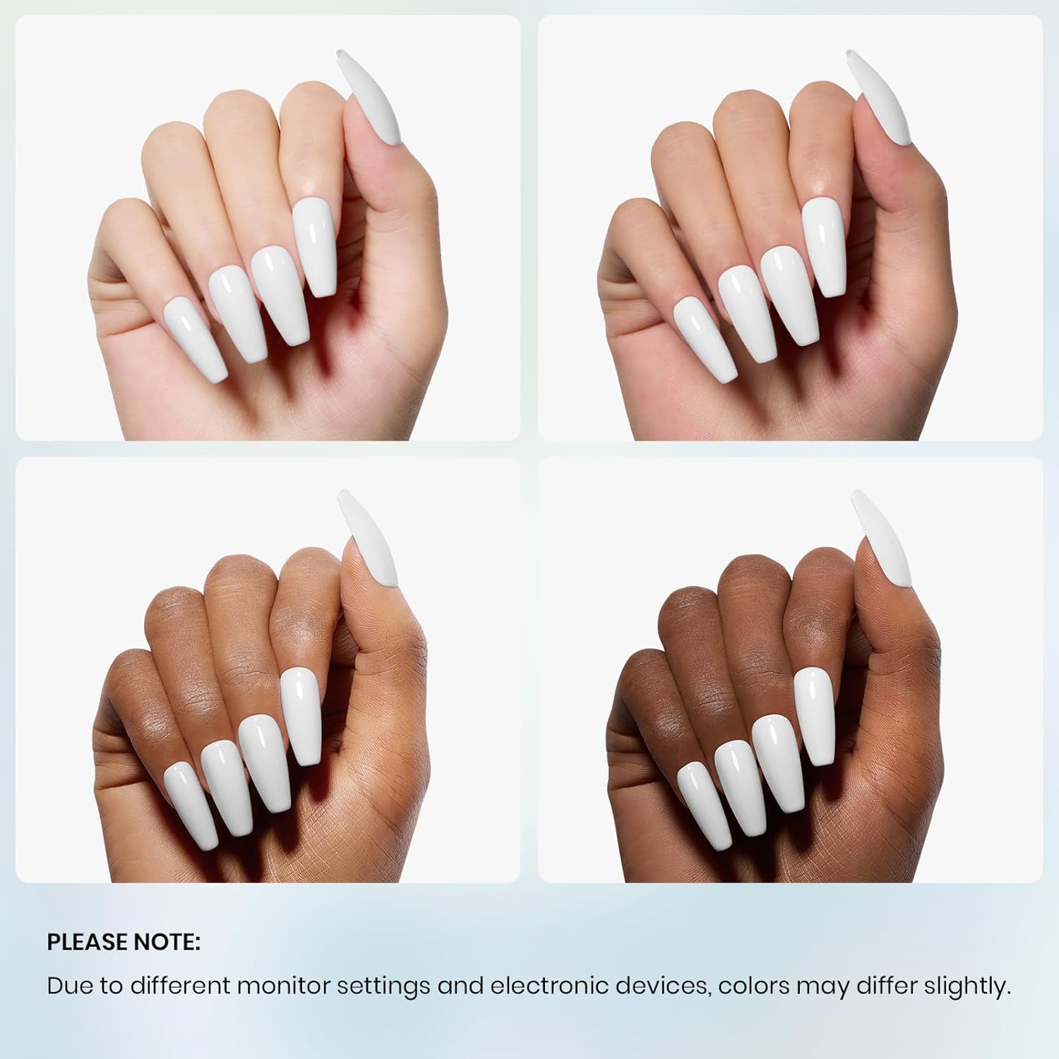 Beetles Esmalte Gel Blanco, sin base ni capa superior incluida