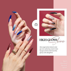 Beetles Esmalte Gel Verde para manicura fresca y duradera