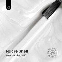 Beetles esmalte gel efecto concha marina para acabado perlado
