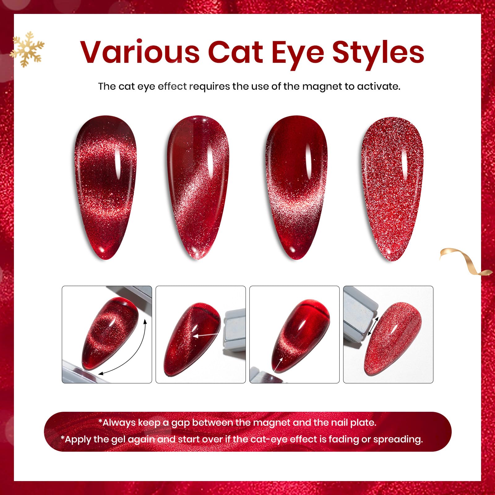 Beetles es esmalte gel con efecto ojo de gato en verde para un toque único.