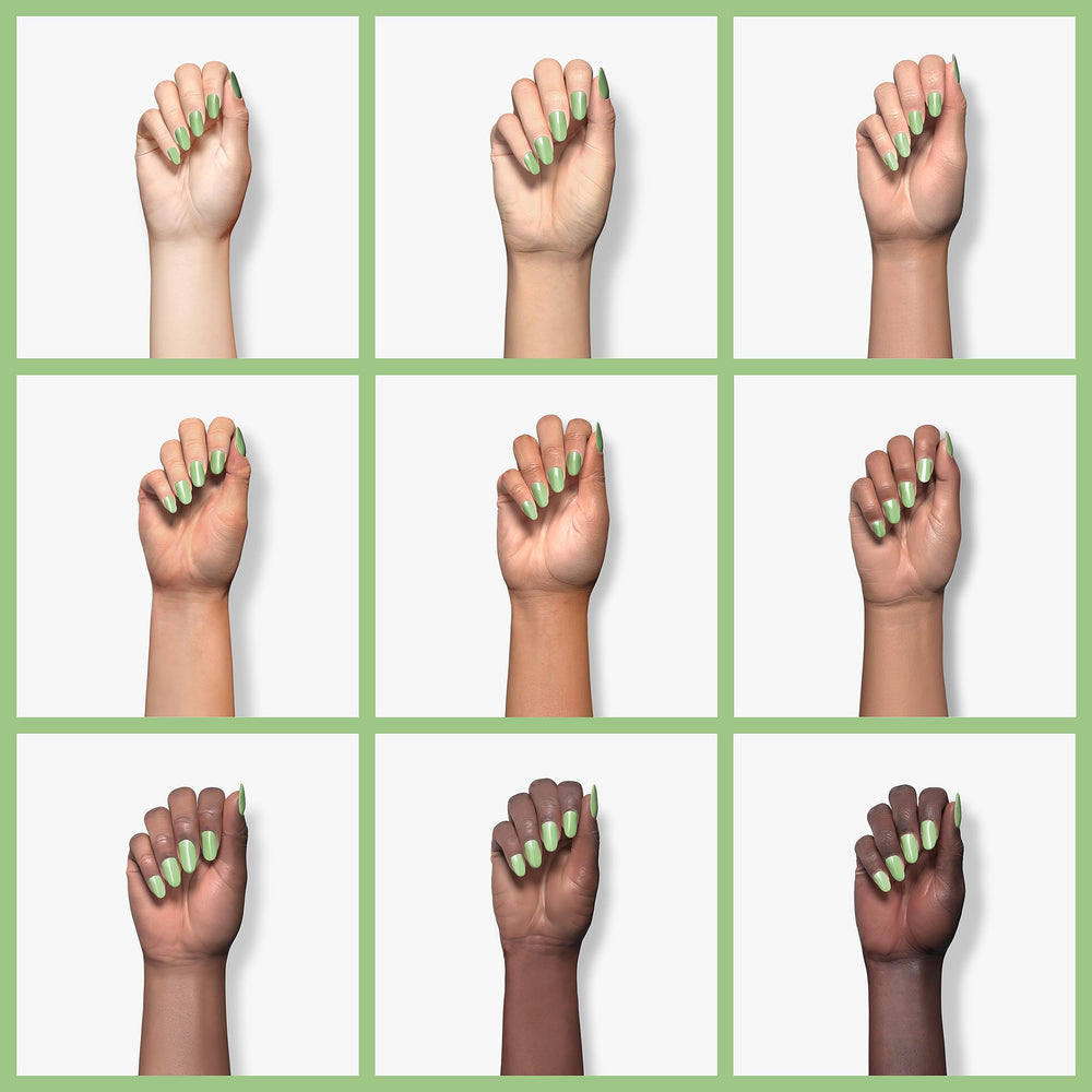 Beetles gel de uñas menta verde: base recomendada para mejor adherencia.