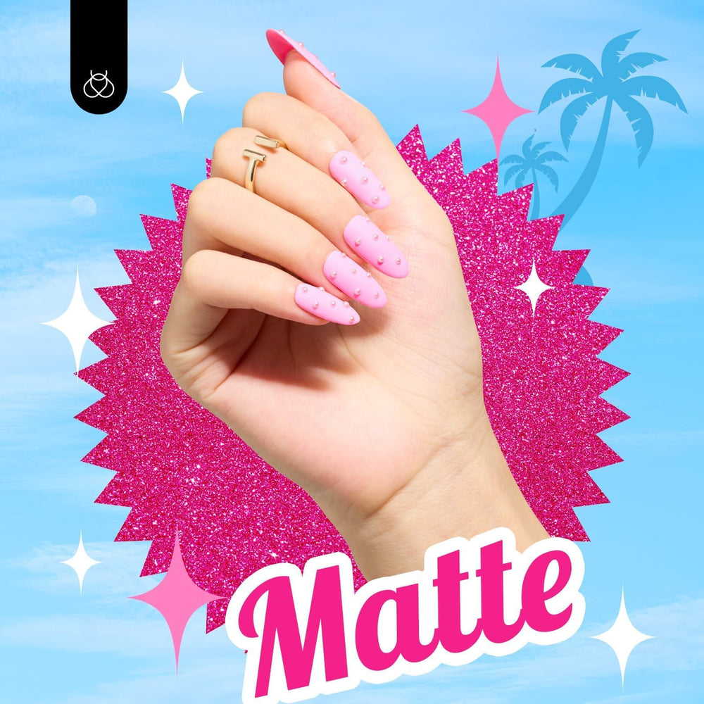 Beetles esmalte gel rosa fácil de aplicar para DIY en casa.