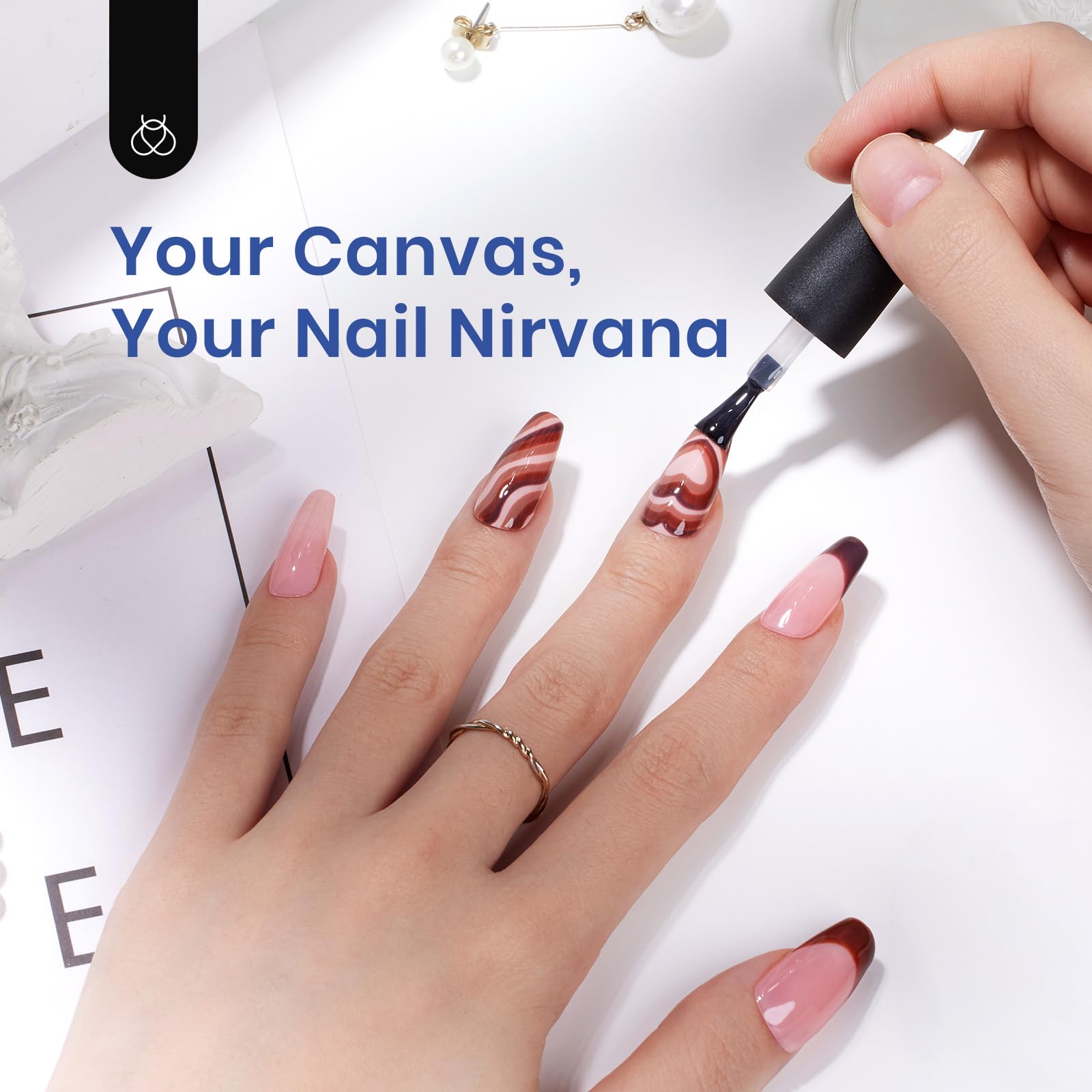 Beetles Gel Nail Kit compatible con varias marcas de gel