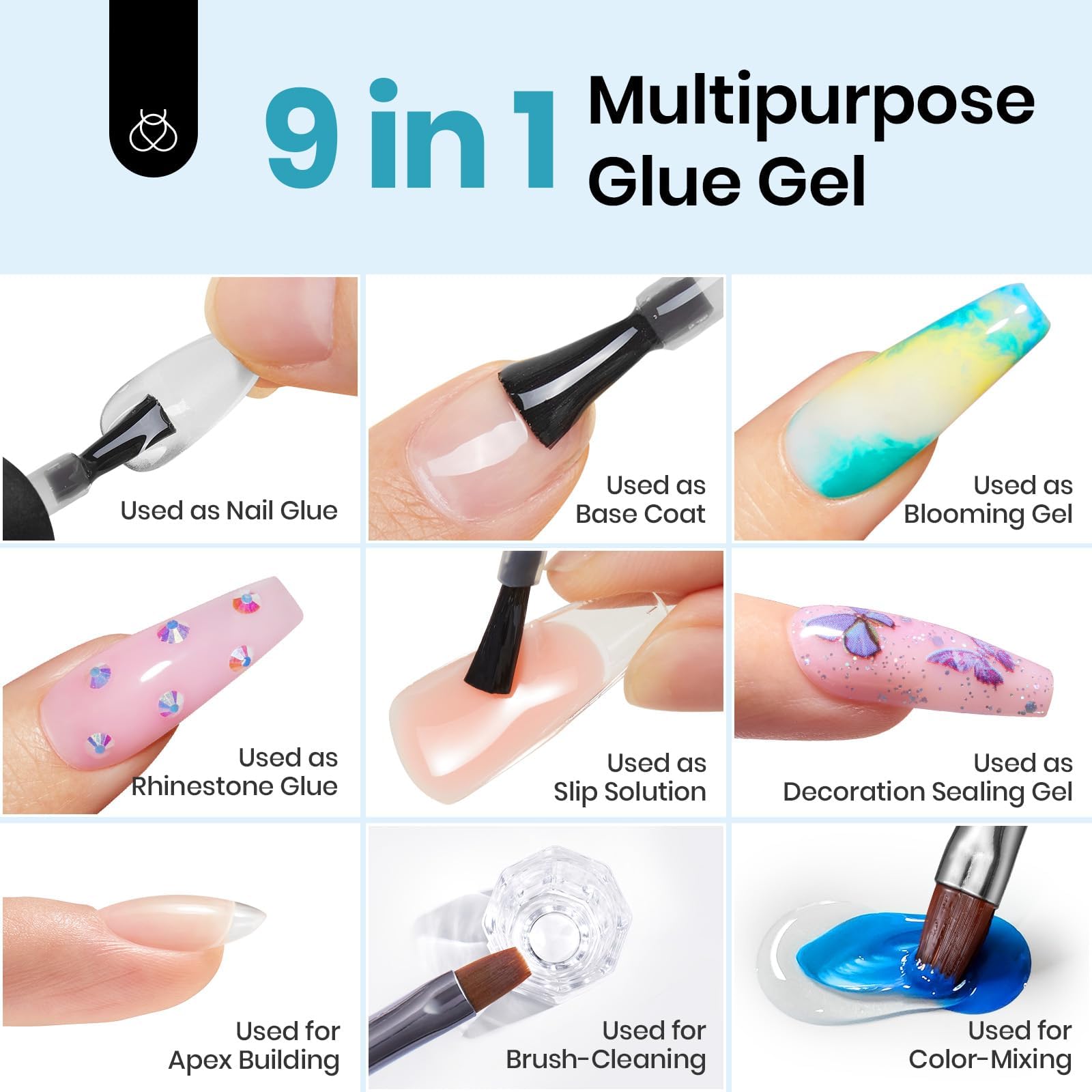 Beetles Gel Nail Kit compatible with all gel polishes at home