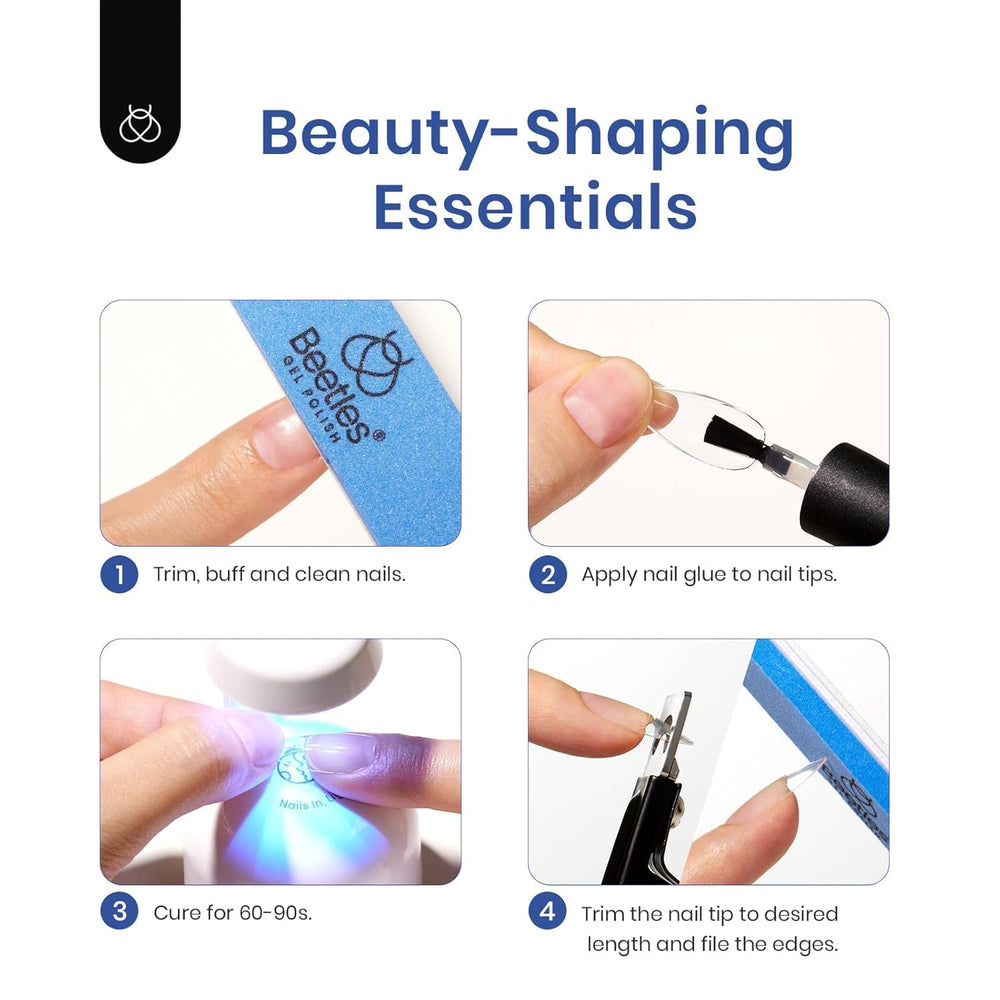 Beetles Gel Nail Kit: extension-ready set for long-lasting nails